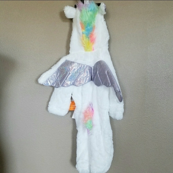 NWT Hyde & Eek! Boutique Unicorn Pegasus Jumpsuit Costume Infant Baby 0-6M New - Picture 4 of 7